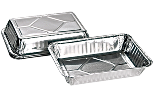 Envases y bandejas de aluminio desechables para alimentos