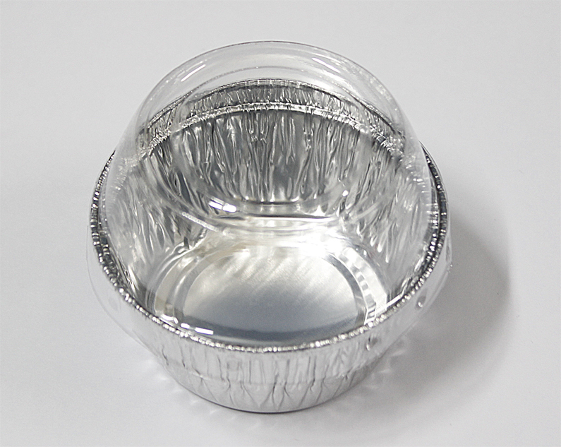 Envase de aluminio para alimentos rectangular